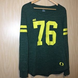 NIKE OREGON DUCKS #76 TEE ATHLETICS FOOTBALL